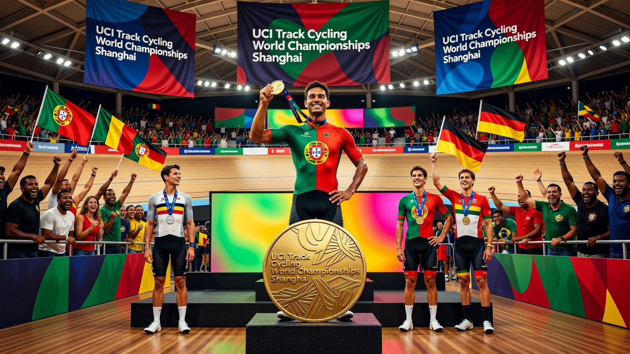 Iúri Leitão é bicampeão mundial de omnium no ciclismo de pista