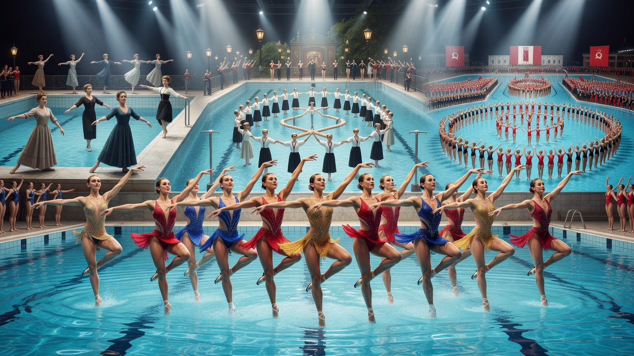 Como o nado sincronizado nasceu no balé e virou domínio russo