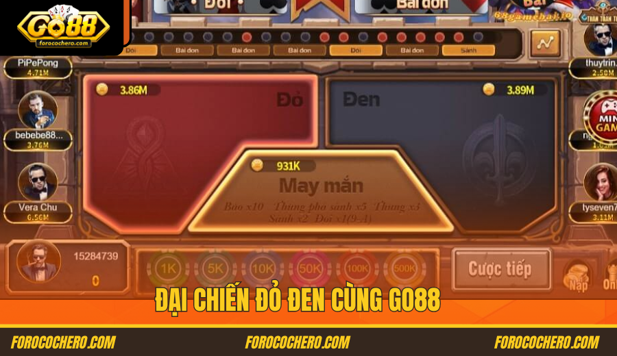 Trò chơi đại chiến đỏ đen tại Go 88 là gì?